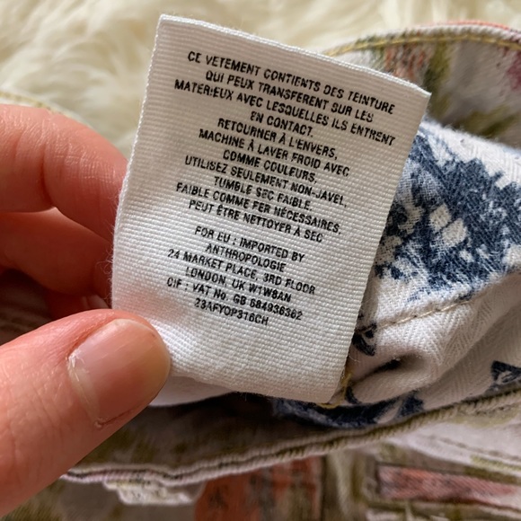 Pilcro and the Letterpress • fit stet floral jeans - Picture 5 of 8